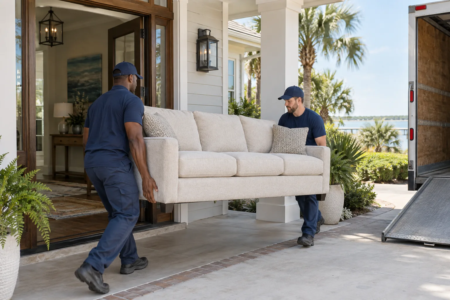 Furniture Hauling preparation